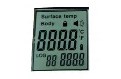 China Zebra Interface LCD Segment Display For Infrared Thermometer supplier
