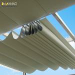 Sus316 Fabric Waterproof Retractable Cover Pergola Sliding retractable pergola canopy
