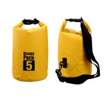5l Sturdy Watertight Dry Storage Bags 0.5mm Thickness With Adjustable Strap