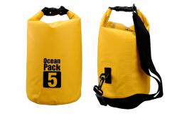 China 5l Sturdy Watertight Dry Storage Bags 0.5mm Thickness With Adjustable Strap supplier
