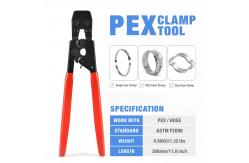 China Alloy Ratcheting PEX Crimping Tool For Fastening Stainless Clamps supplier
