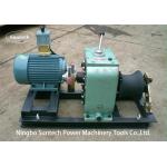 Overhead Line Diesel Engine Cable Winch Puller With Belt Driven for sale