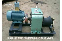China Overhead Line Diesel Engine Cable Winch Puller With Belt Driven supplier