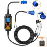 11KW 16A 3 Phase EV Portable Charger Type2 EVSE Charging Box CEE Plug 32A 7KW 11kw TYPE 2 IP66 for sale