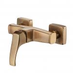Leak Proof Antique Brass Shower Mixer Taps Single Handle Hole 0.05MPa for sale