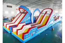 China Giant Adult Inflatable Obstacle Challenges With Digital Printing supplier