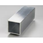Silver Aluminium Profile Extrusion Rectangular Tube Thin Wall Extruded Aluminum Shapes for sale