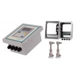 Clamped LCD  IP68 SD Card 4mA Transit Time Ultrasonic Flow Meter for sale