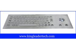 China Vandal Proof Stainless Steel Industrial Computer Keyboard With 64 Keys supplier