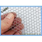 Hexagonal Perforated Metal Mesh , Lightweight Aluminum Perforated Metal Sheet
