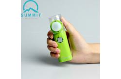 China Home Use Portable Mesh Nebulizers , Green Ultrasonic Nebulizer Asthma Inhaler supplier