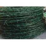 PVC Coated Galvanized Barbed Wire Farm Fence 2.0mm OEM / ODM Accepted for sale