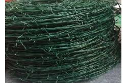China PVC Coated Galvanized Barbed Wire Farm Fence 2.0mm OEM / ODM Accepted supplier