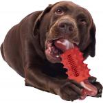 Rubberized Chewing Bone Dog Toy Tooth Grinding Tooth Cleaning for sale