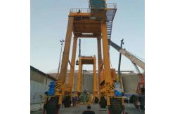 China 40Ton RTG Rubber Tired Container Straddle Carrier Motorized Gantry supplier