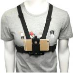 Rotatable Smartphone Chest Mount Harness Strap Holder for sale