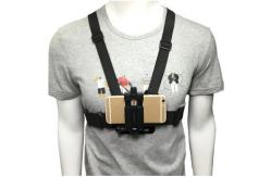China Rotatable Smartphone Chest Mount Harness Strap Holder supplier