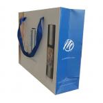 Custom Printed Sliver Fancy Paper Bags Cosmetic Packaging Bulk For Sale