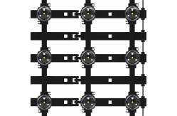 China Indoor P100 Flexible LED Mesh Screen Display LED Dot Light Transparent supplier