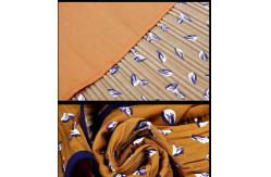 China fashion polyester print layered skirt fringed dress medium style supplier