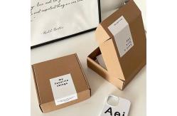 China Custom Brown Carton Mailing Box Shoe Box Clothing Box Large / Medium / Small supplier