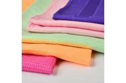 China KILINE Microfiber Big Waffle Weave Towel Custom Deep Cleaning Cloths Kitchen Towels supplier