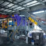 Xrido Automatic Glass Crusher Waste Shredder Machine 1-10cm Output for sale