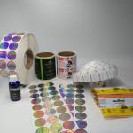 Pvc Transparent Heat Shrink Sleeve Labels Barcode Metallic Holographic For Box / Pill Bottle for sale