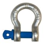 3/16 Inch Galvanized Drop Forged Screw Pin Type Shackle Screw Pin Anchor for sale