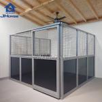 China Prefabricated  HDPE Classic Equine Horse Stall Panels Horse Stable Sliding Door for sale