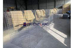 China 4mm Welded Mesh Hesco Barrier Perimeter Wall 7ft Tall Defensive supplier
