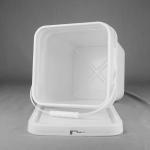 IML 12LT Square Pail PP Plastic Bucket Food 3gal With Seal Lid for sale