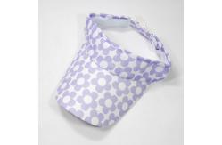 China Screen Printed Anti - Wrinkle Sun Visor Hat Velcro / Spandex Closure Available supplier