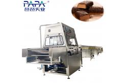 China Wafer Chocolate Enrobing Machine With Cooling Tunnel Chocolate Enrobing Line supplier
