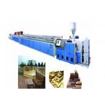 WPC Profile Extrusion Making Machine , WPC / PVC Profile Extruder For Windows for sale