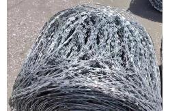 China 5 Clips Bto 22 Flat Wrap Razor Wire For Crowded Areas supplier