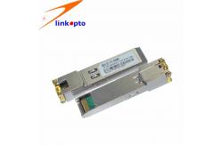 China 100M Transmission 10g Rj45 Transceiver , Copper - T Sfp Pluggable Optical Module supplier