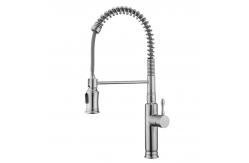 China High Arch Spring Coil Kitchen Faucet Flexible Hose Pulldown Taps HOMEKA supplier
