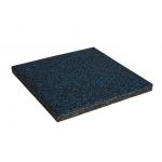 Breathable Sports Floor Tiles Blue Gym Floor Carpet Tiles 500X500X20mm for sale