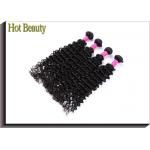 Deep Curly Unprocessed Human Hair Extensions Clean And Soft Quality 10-30