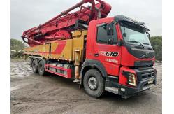China SYM5352THB 520C-10 Used Concrete Boom Pump With Volvo Truck Chassis supplier
