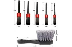 China PP Car Cleaning Brush Kit Include 5 Car Detailing Brushes supplier