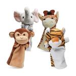 20cm Interesting Plush Animal Hand Puppets Soft Doll For Babies