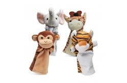 China 20cm Interesting Plush Animal Hand Puppets Soft Doll For Babies supplier