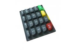 China 4x5 POS Terminal Silicone Rubber Keypads 50 Shore A supplier