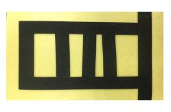 China 0.3mm Custom EVA Thin Craft Foam Inner Strip Sheeting UL94 HBF Certification supplier