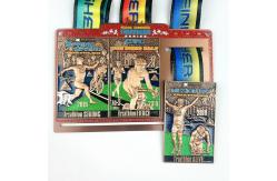 China Ironman Triathlon Medals For Awards Custom Event Medals Simple Souvenirs supplier