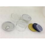 50ml Round Shape Pet Weed Clear Pet Jars / Small Packaging Pans