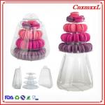 4 Tier Macaron Tower Dessert Food Display Stand For Cake Shop Sweets Packaging Box for sale