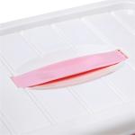 Rectangle PP Sterilite Storage Containers With Wheels For Kitchen